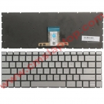 Keyboard Hp 14-CF Silver Pendek